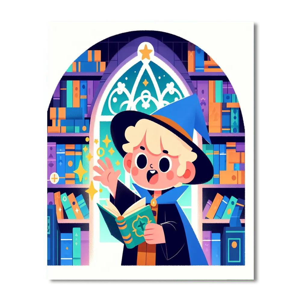 Wizard's Magical Academy Paint By Numbers Kits