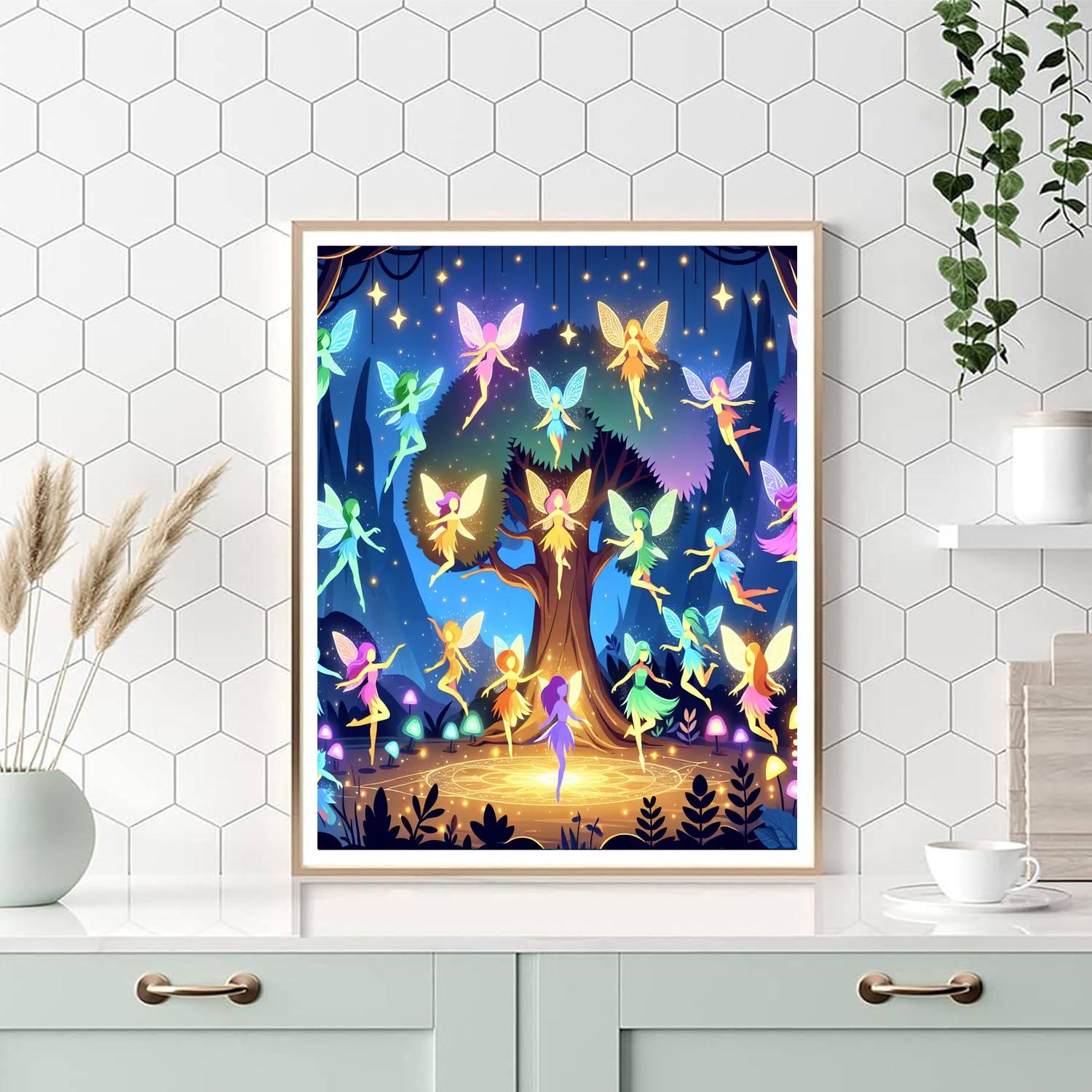 Fantasy Realm Of Fairies Paint By Numbers