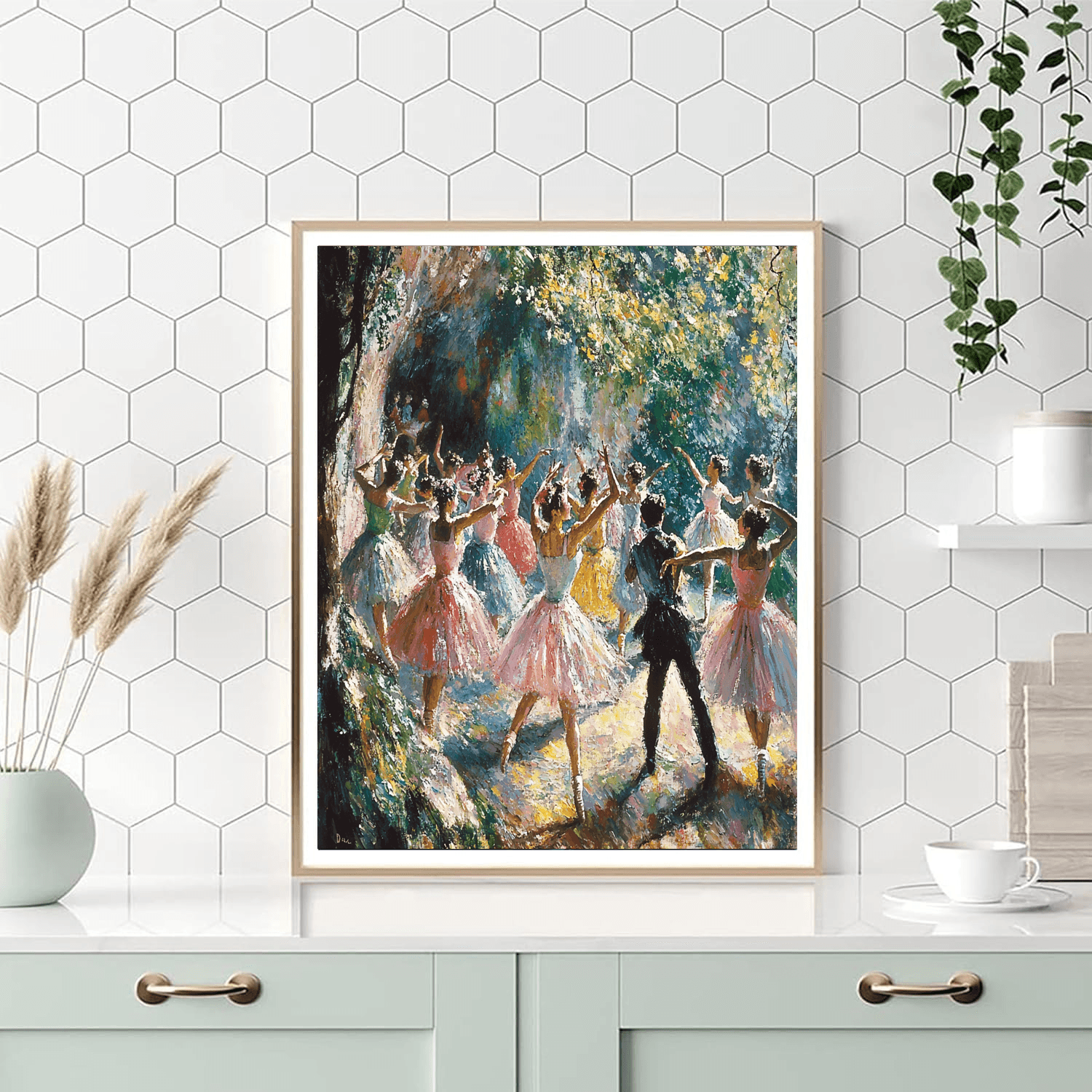 Edgar Degas Inspired Joyful Movement  Paint By Numbers Art