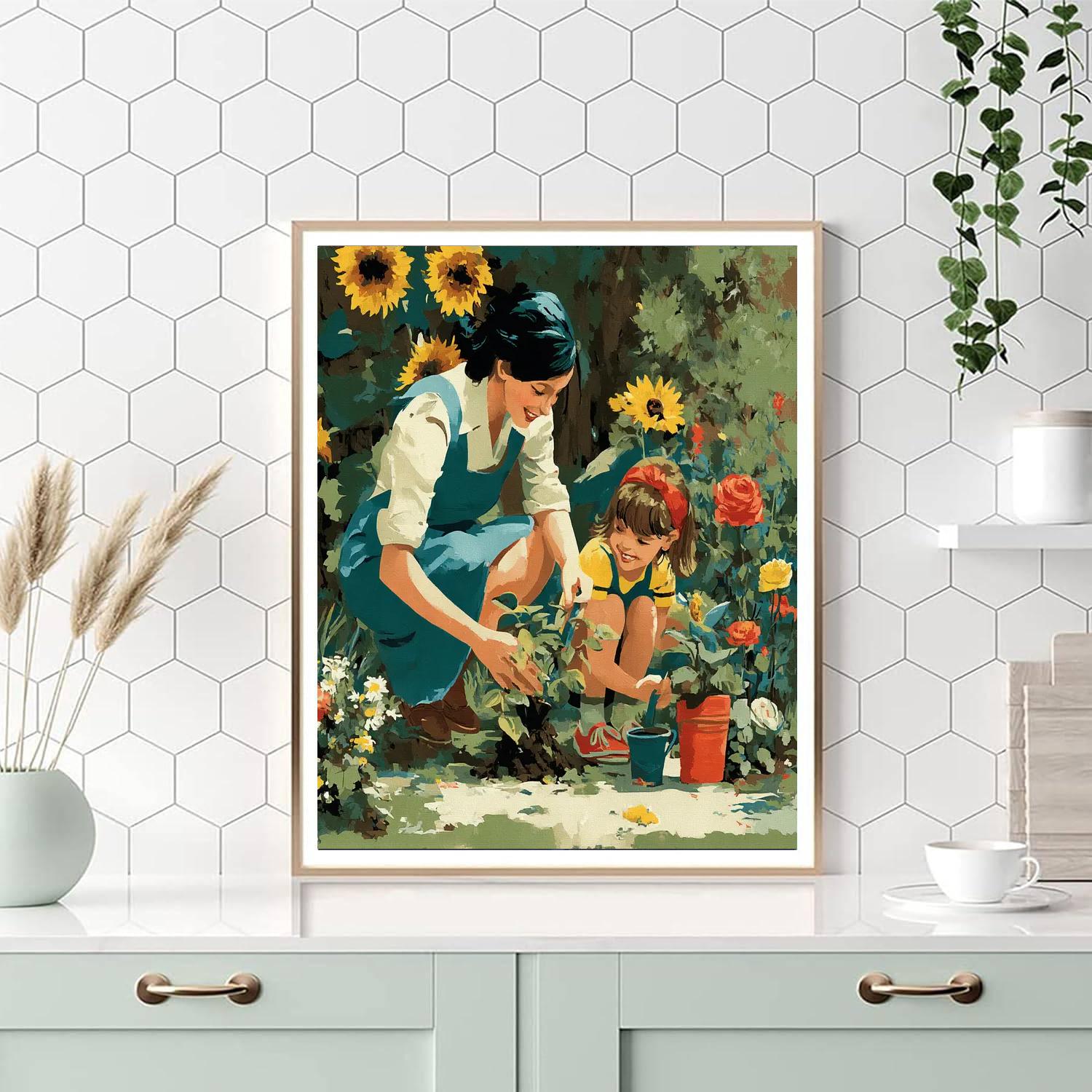 Mother's Garden Of Memories Number Painting