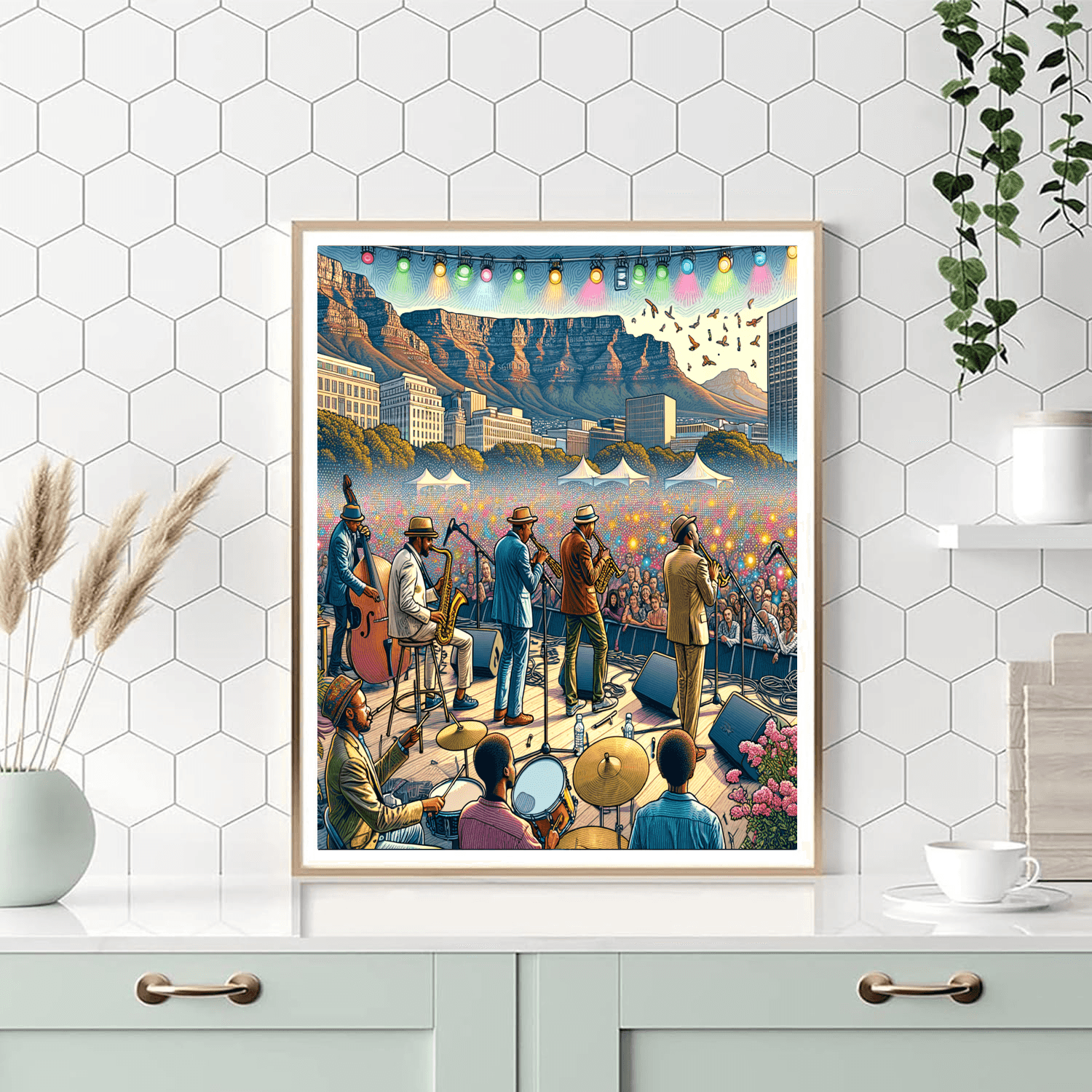 Cape Town Jazz Festival - South Africa Number Painting