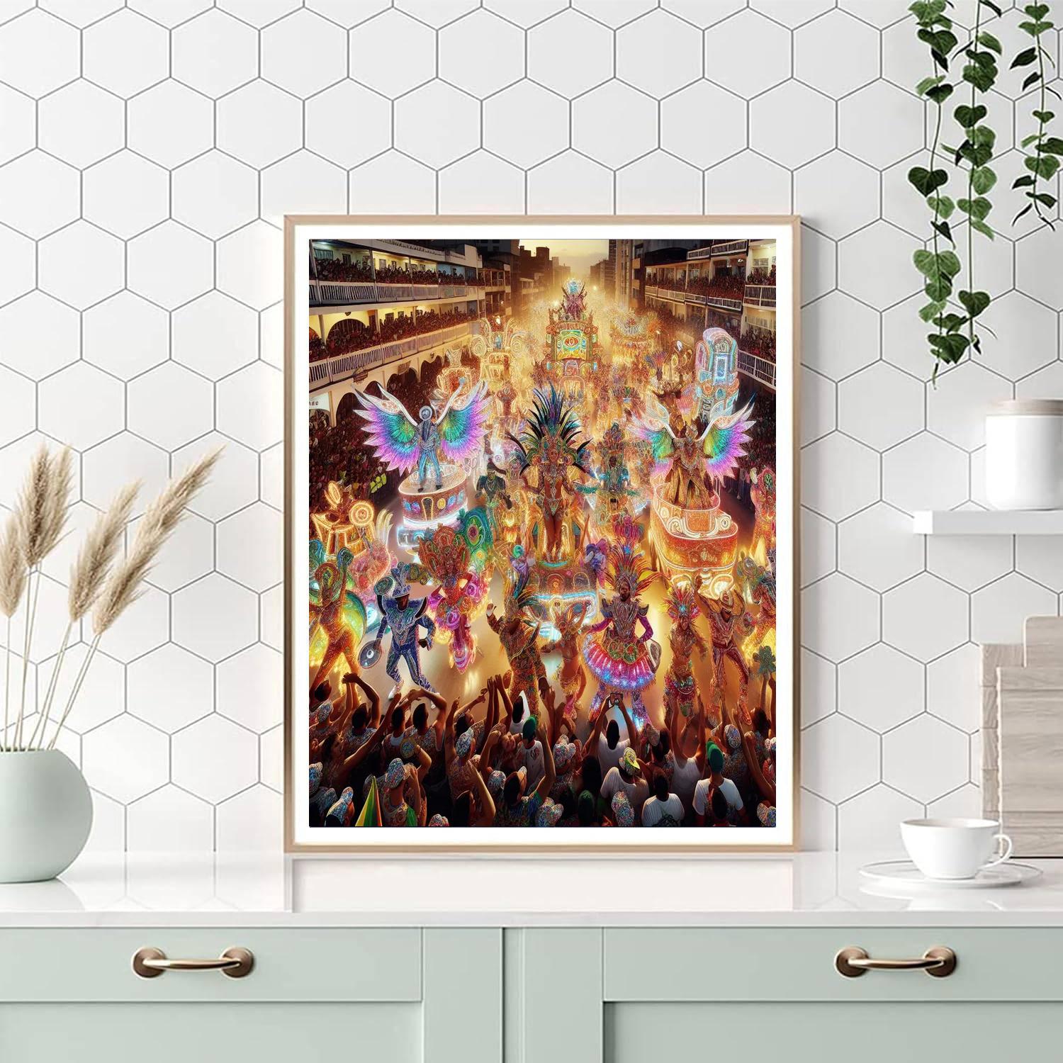 El Carnaval De Barranquilla - Barranquilla Paint By Numbers Kits