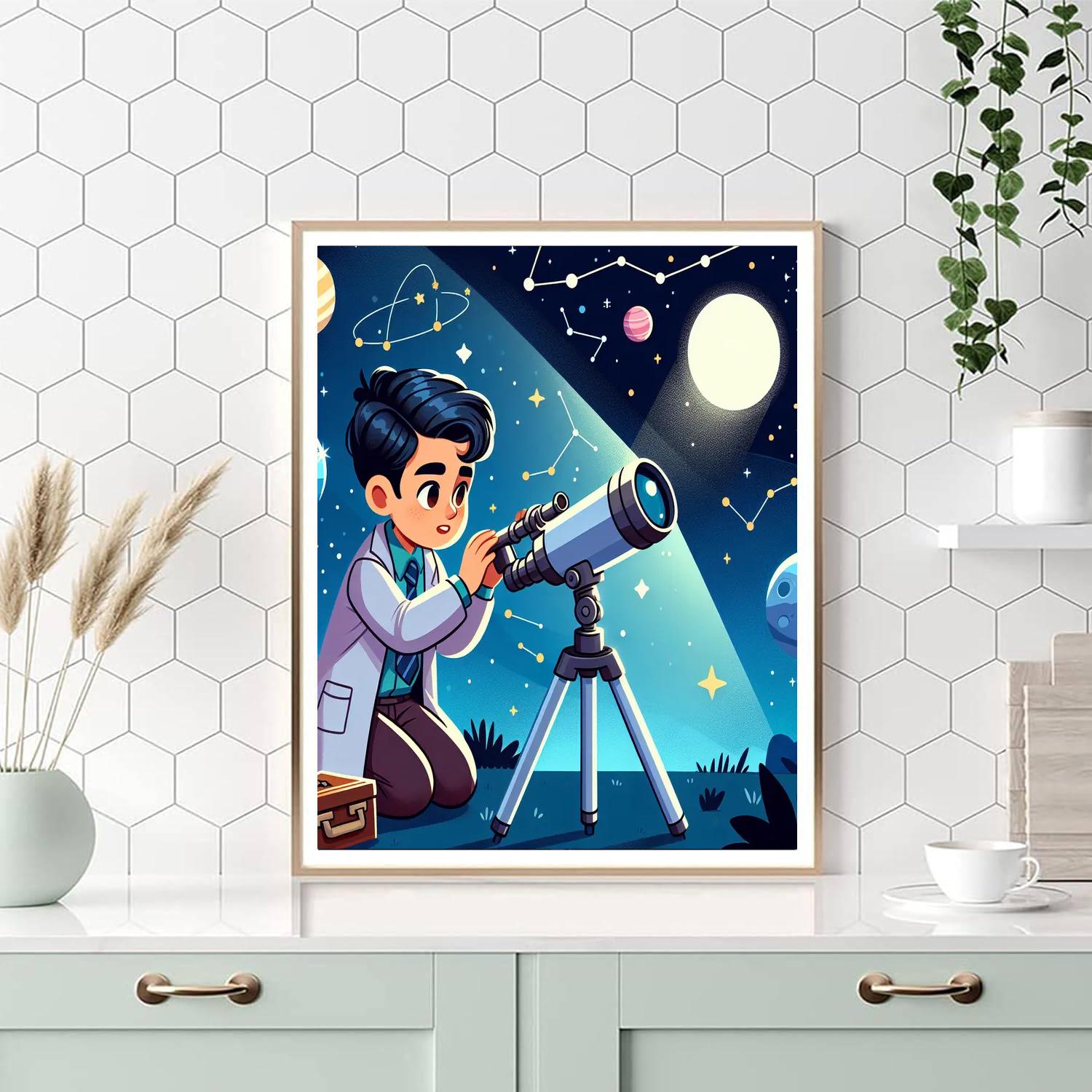 Astronomical Space Quest Paint By Numbers Kits