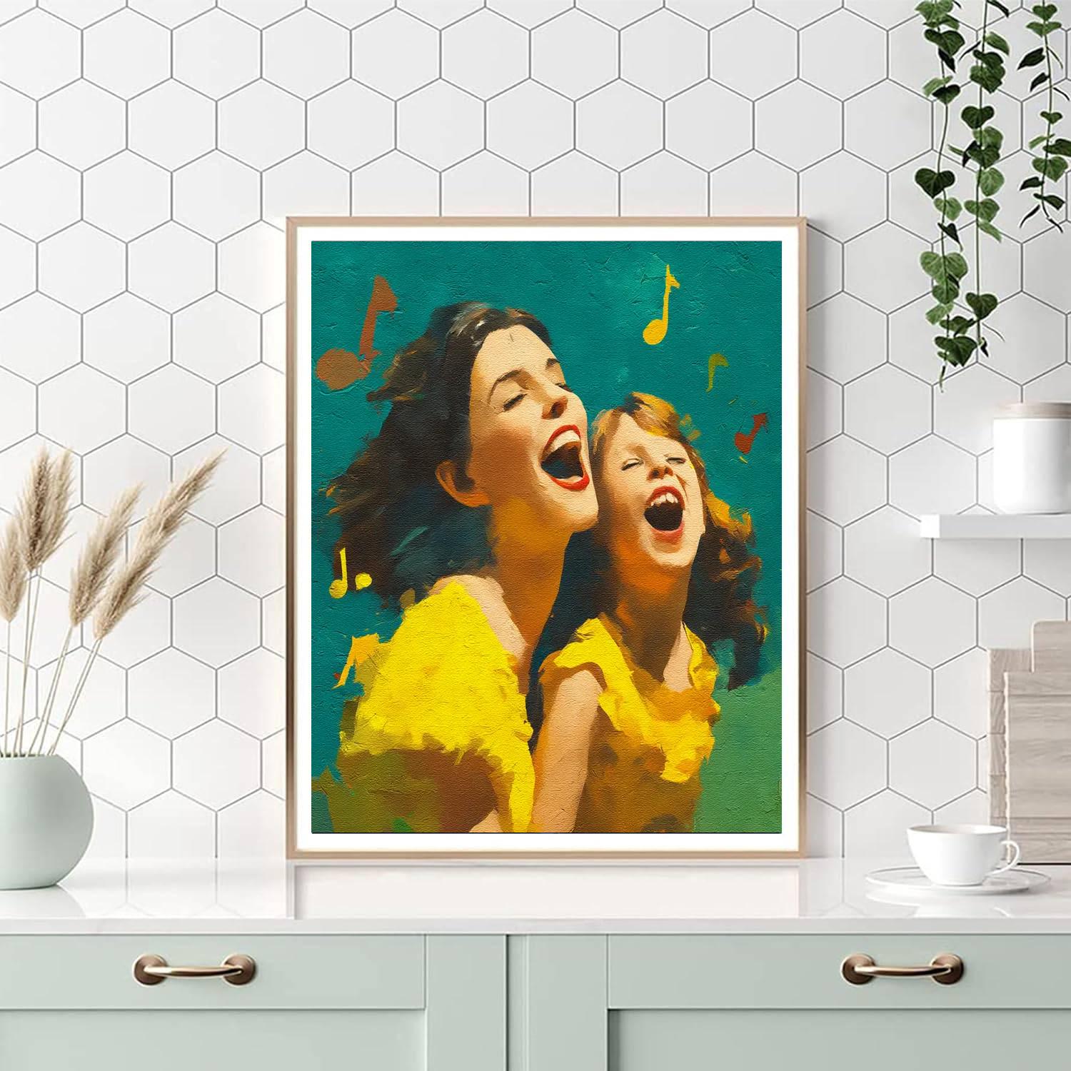 Singing Together Number Painting