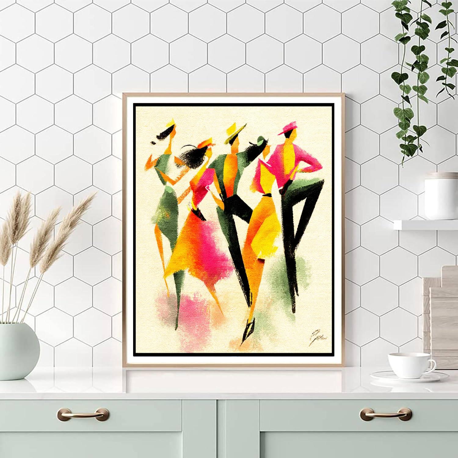 Dancing With Joy DIY Paint By Numbers