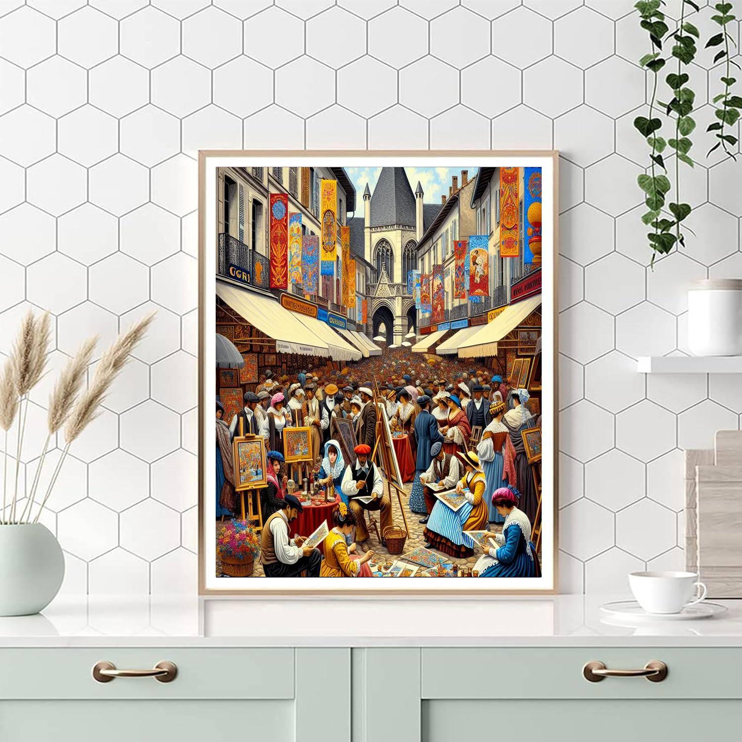 Toulouse Lautrec Festival - France DIY Paint By Numbers