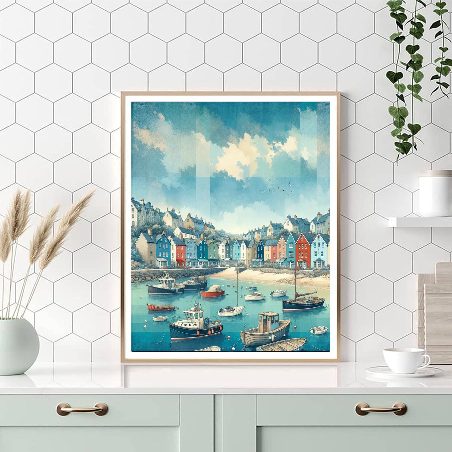 Vintage Seaside Escape Paint By Color