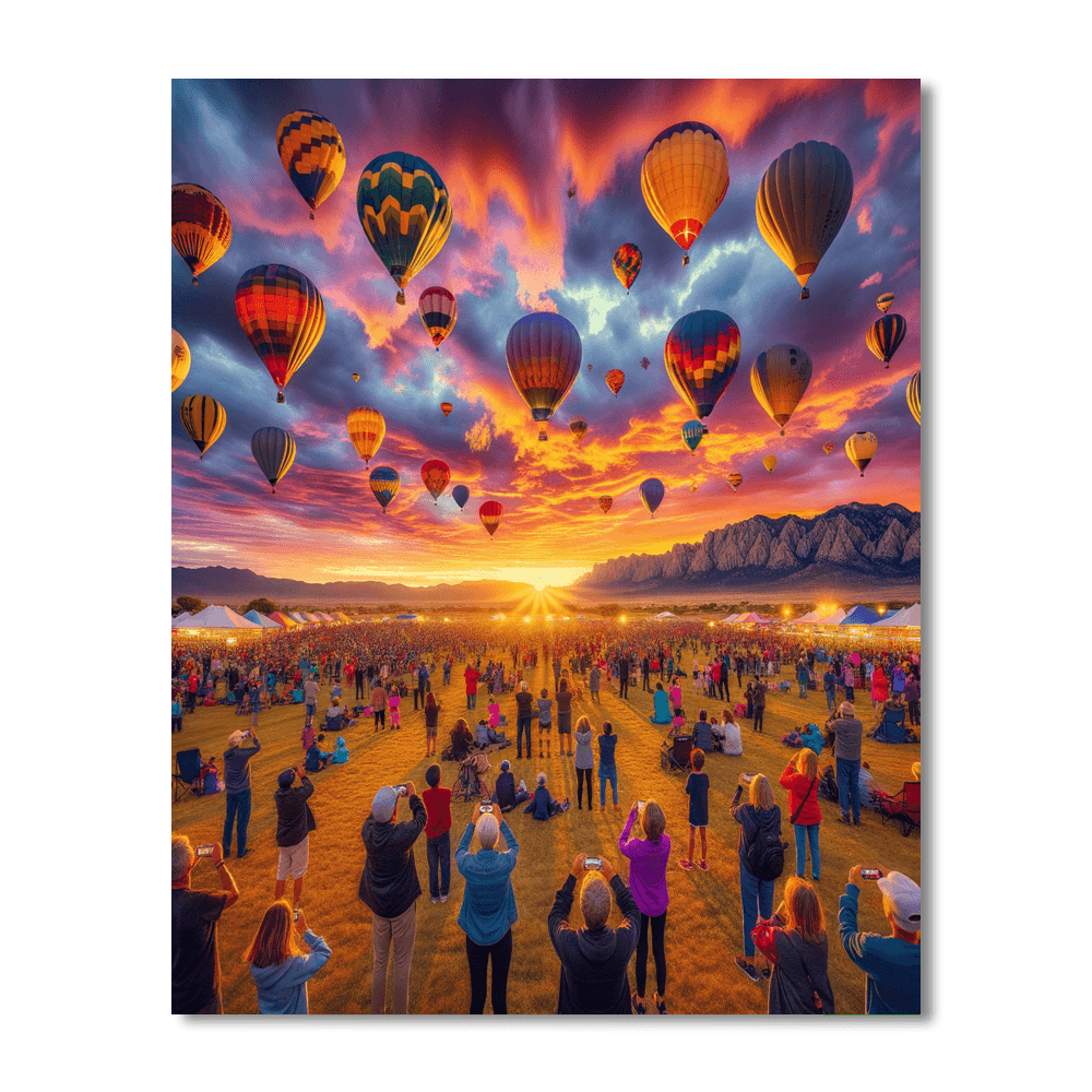 Albuquerque International Balloon Fiesta - Albuquerque, Usa Painting Number Kit