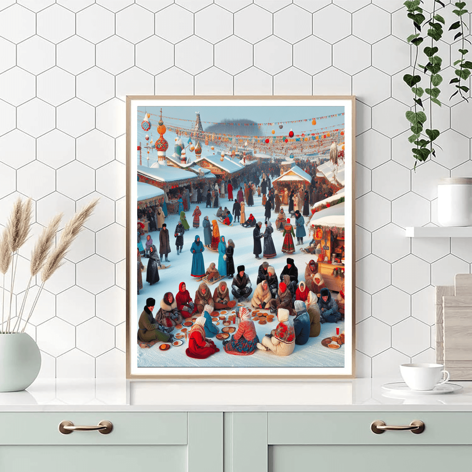 Maslenitsa Paint By Numbers Art