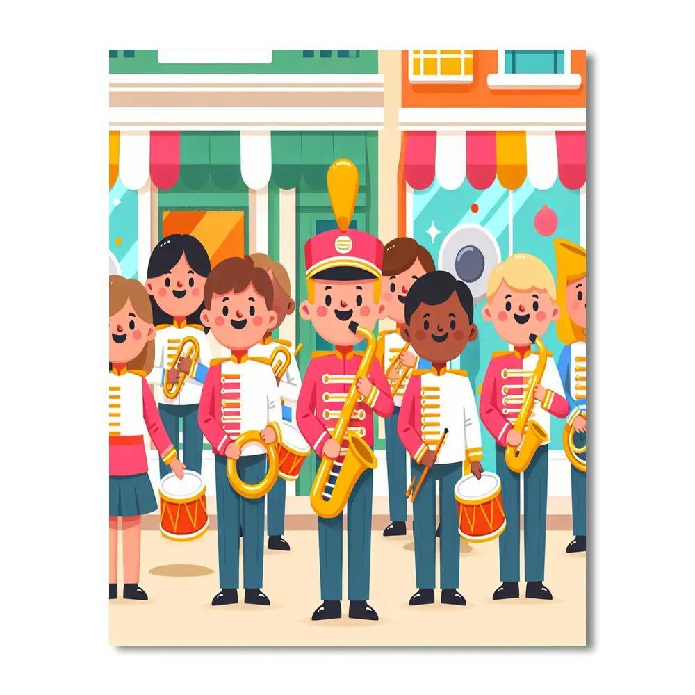 Musical Parade DIY Paint By Numbers