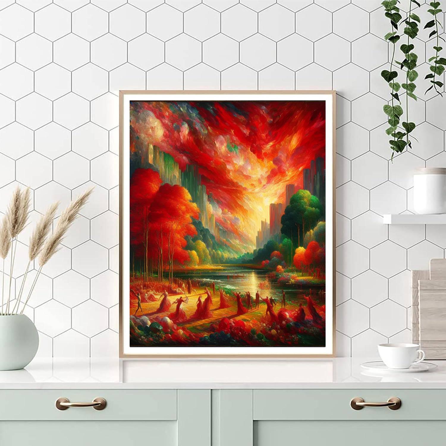 Frida's Vibrant Muse Paint By Number