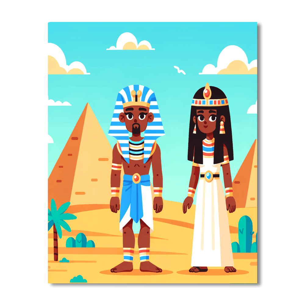 Historic Egyptian Voyage Paint By Color