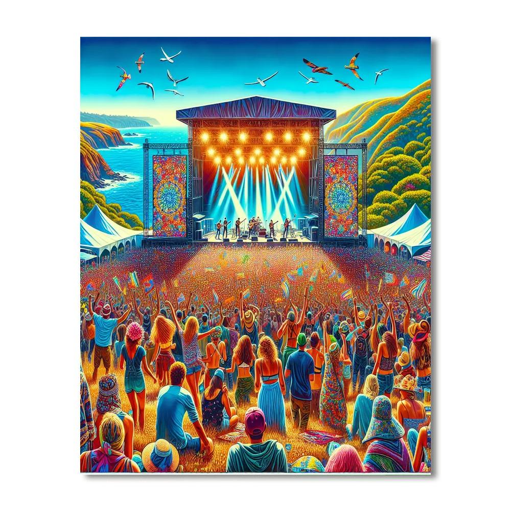 Splendour In The Grass - Australia Numbered Painting Kits