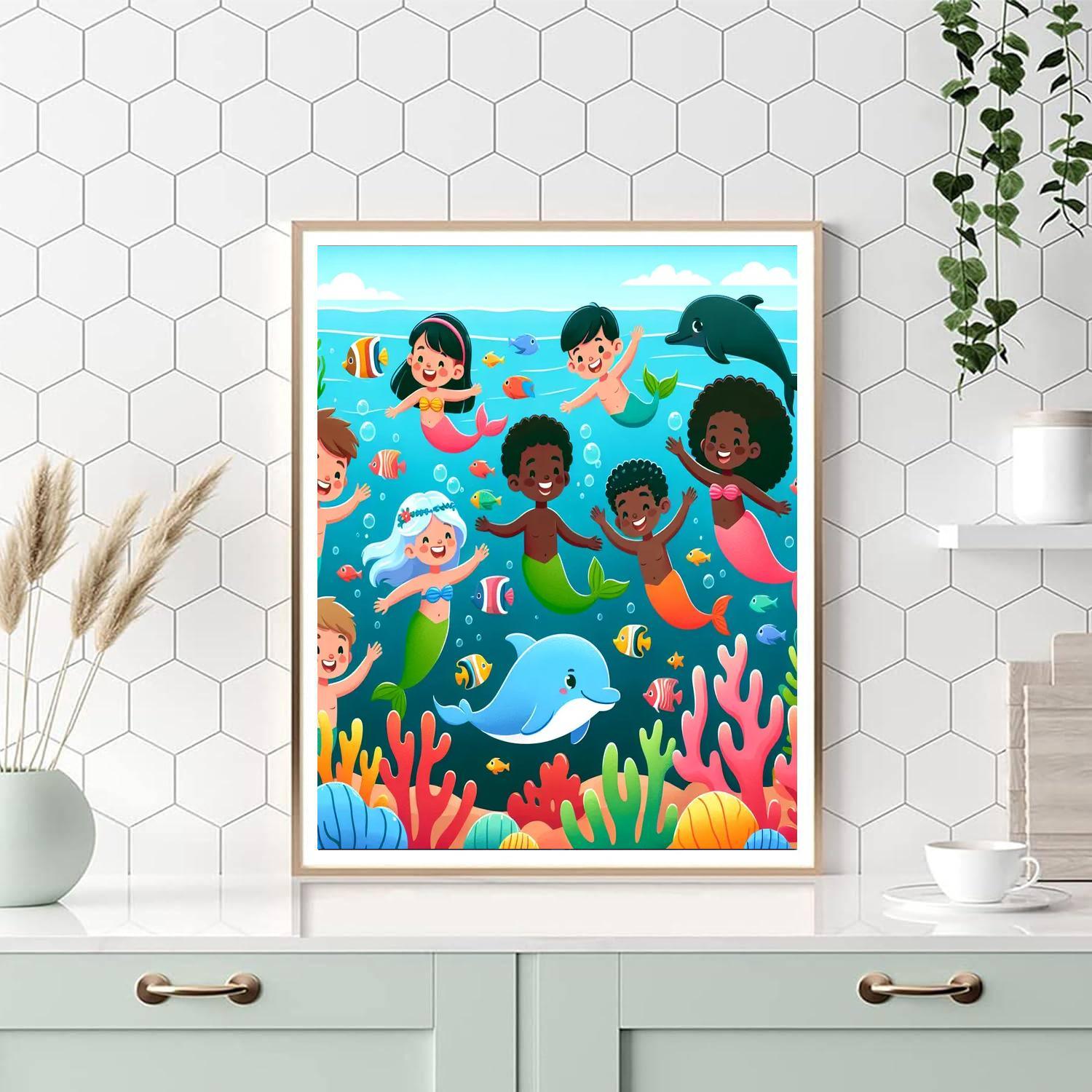 Ocean's Magical Adventure Paint By Color