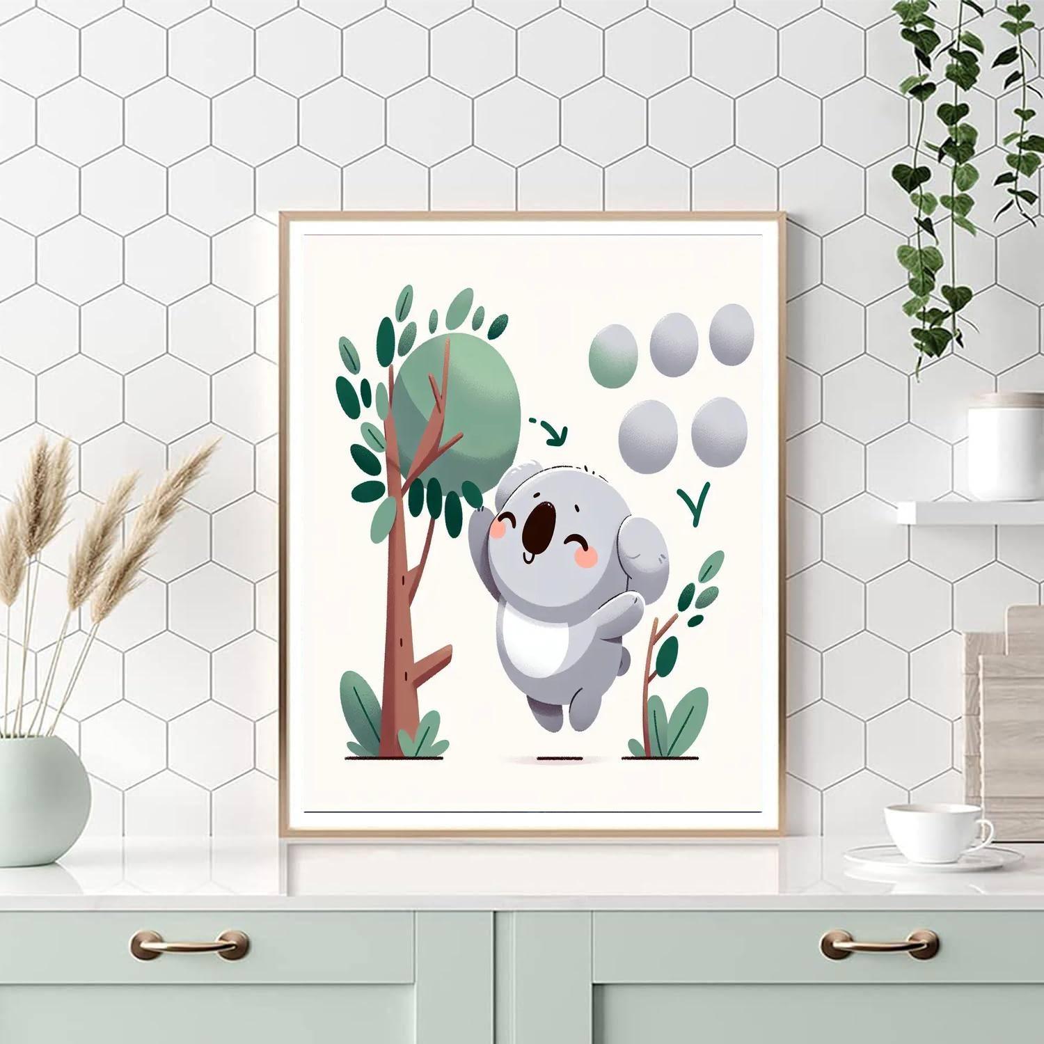 Clever Koala Chronicles Number Painting