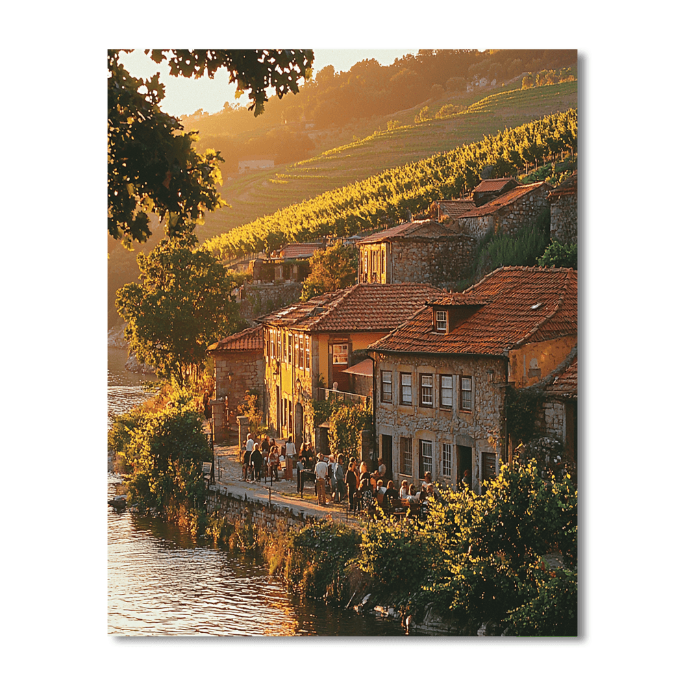 Porto Wine Cellars Number Painting