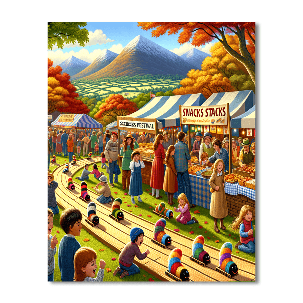 Woolly Worm Festival - Usa Paint By Numbers Kits