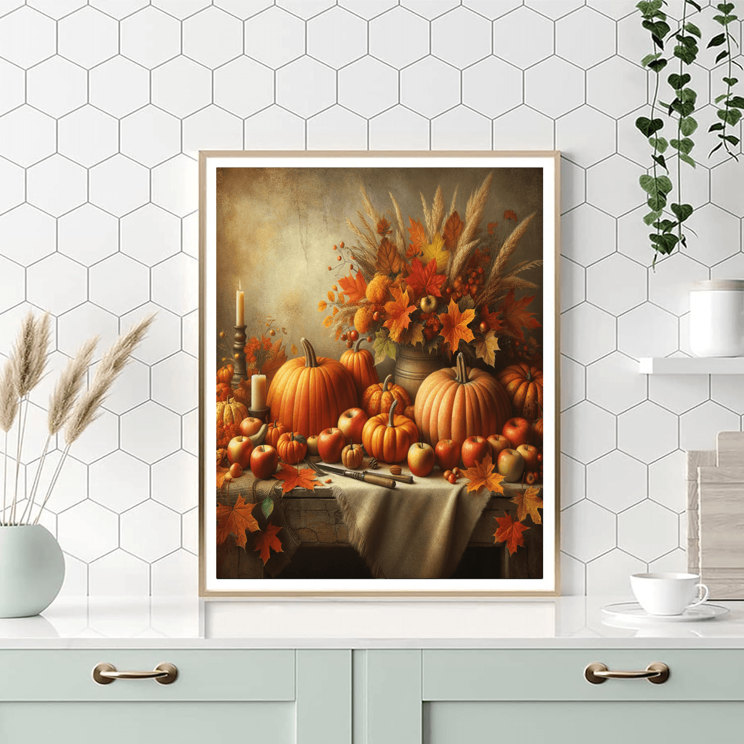 Autumn Harvest Festivities Numbered Painting Kits