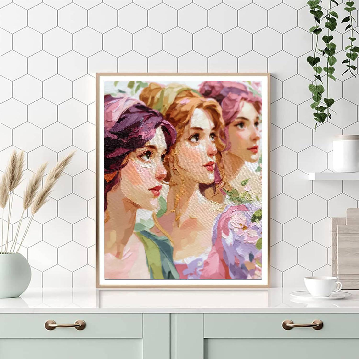 A Mother’s Touch Of Love DIY Paint By Numbers