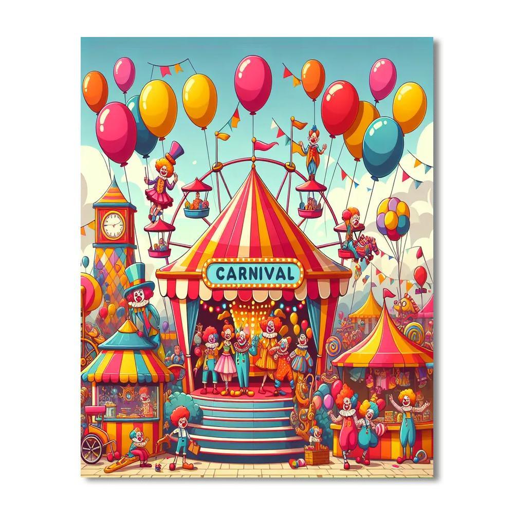 Carnival Spectacular Numbered Painting Kits