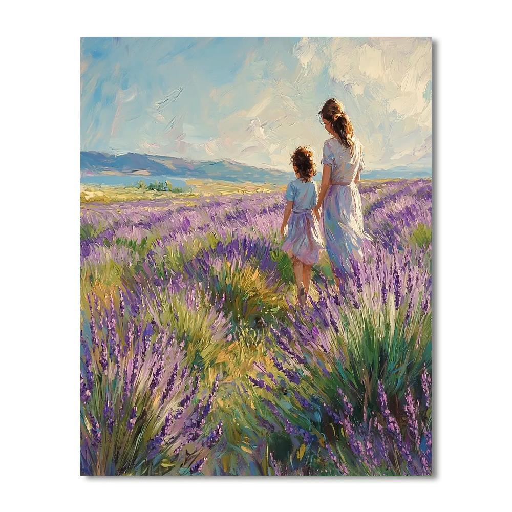 Lavender Fields Of Love Numbered Painting Kits