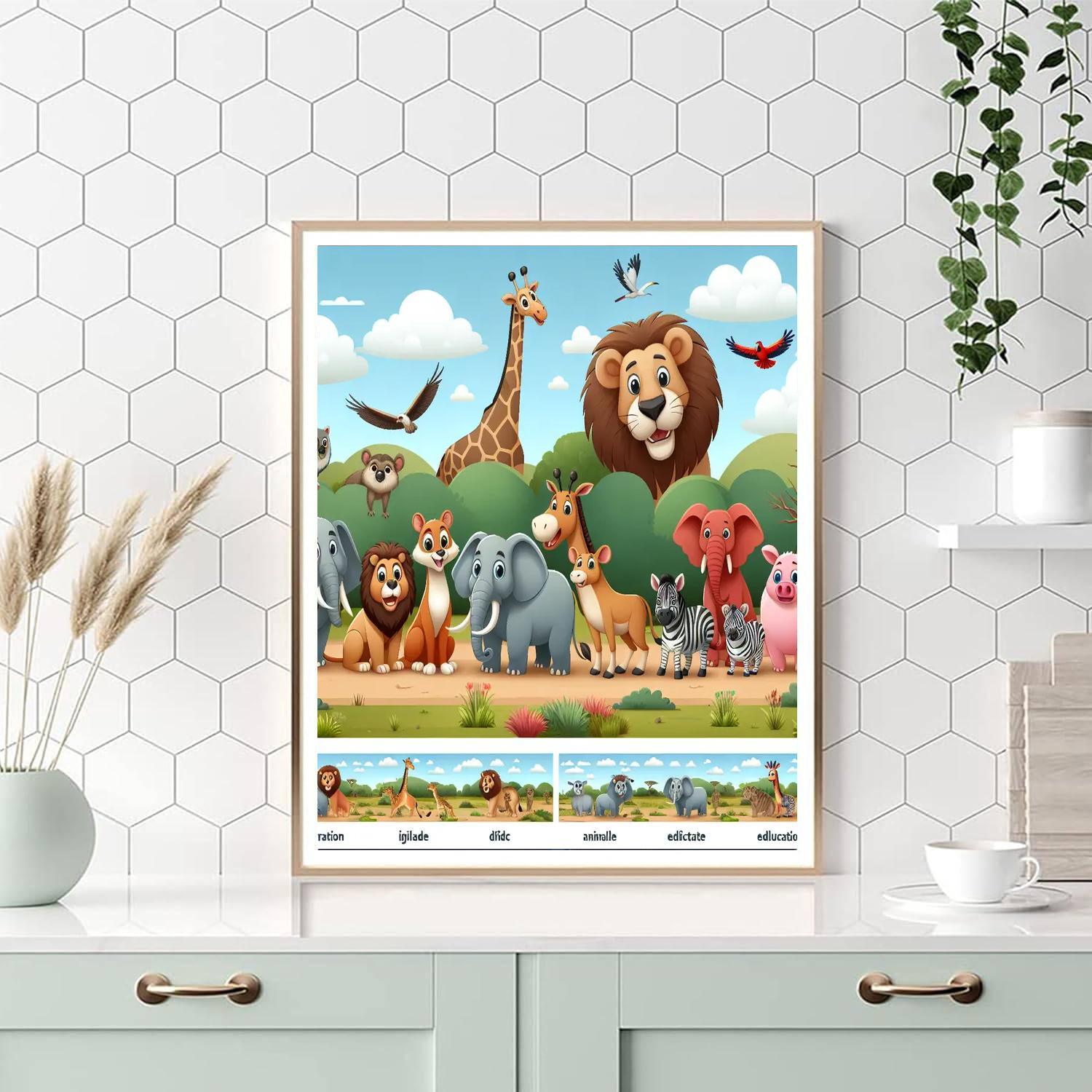 Safari Expedition With Friends Paint By Numbers Kits