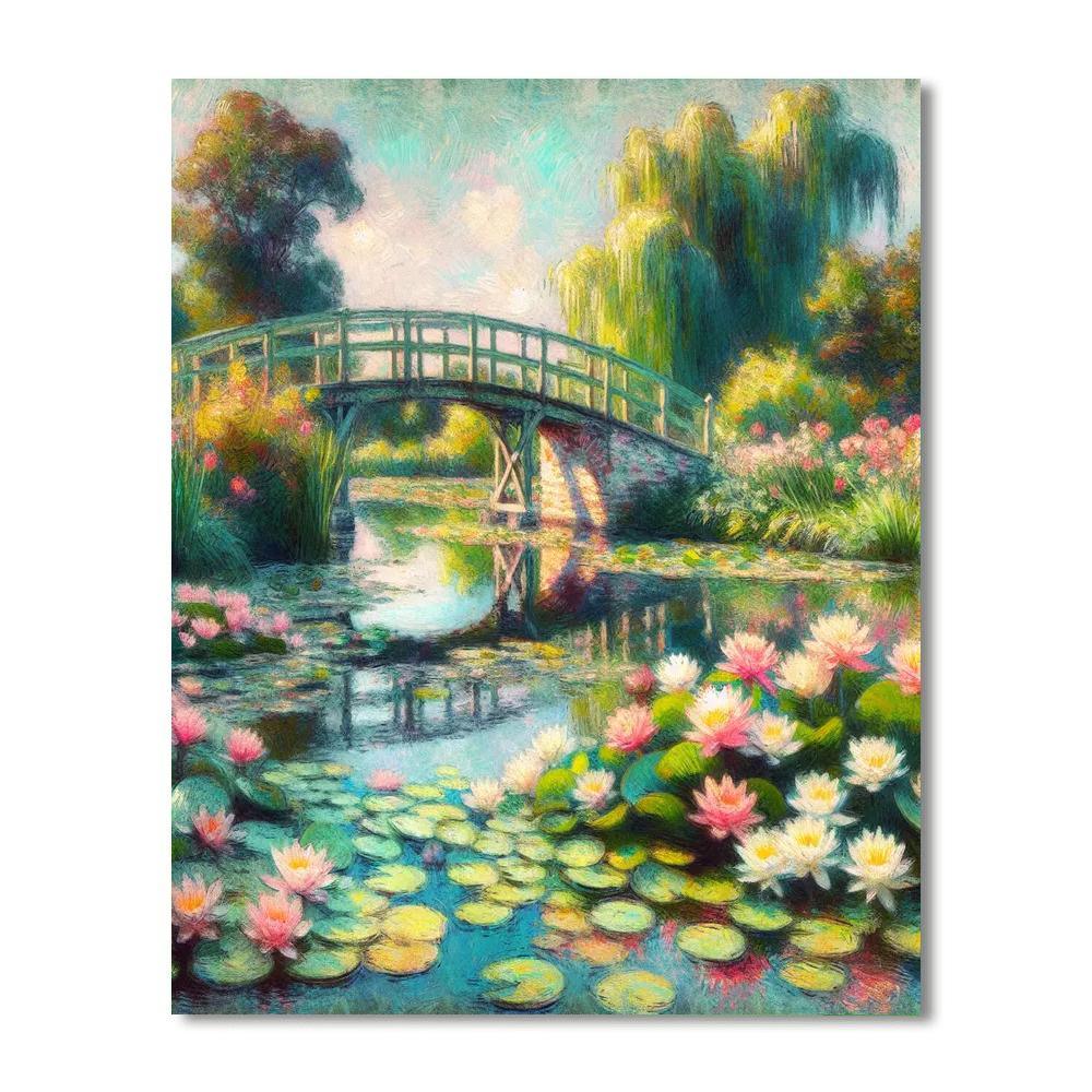 Monet's Garden Symphony DIY Paint By Numbers
