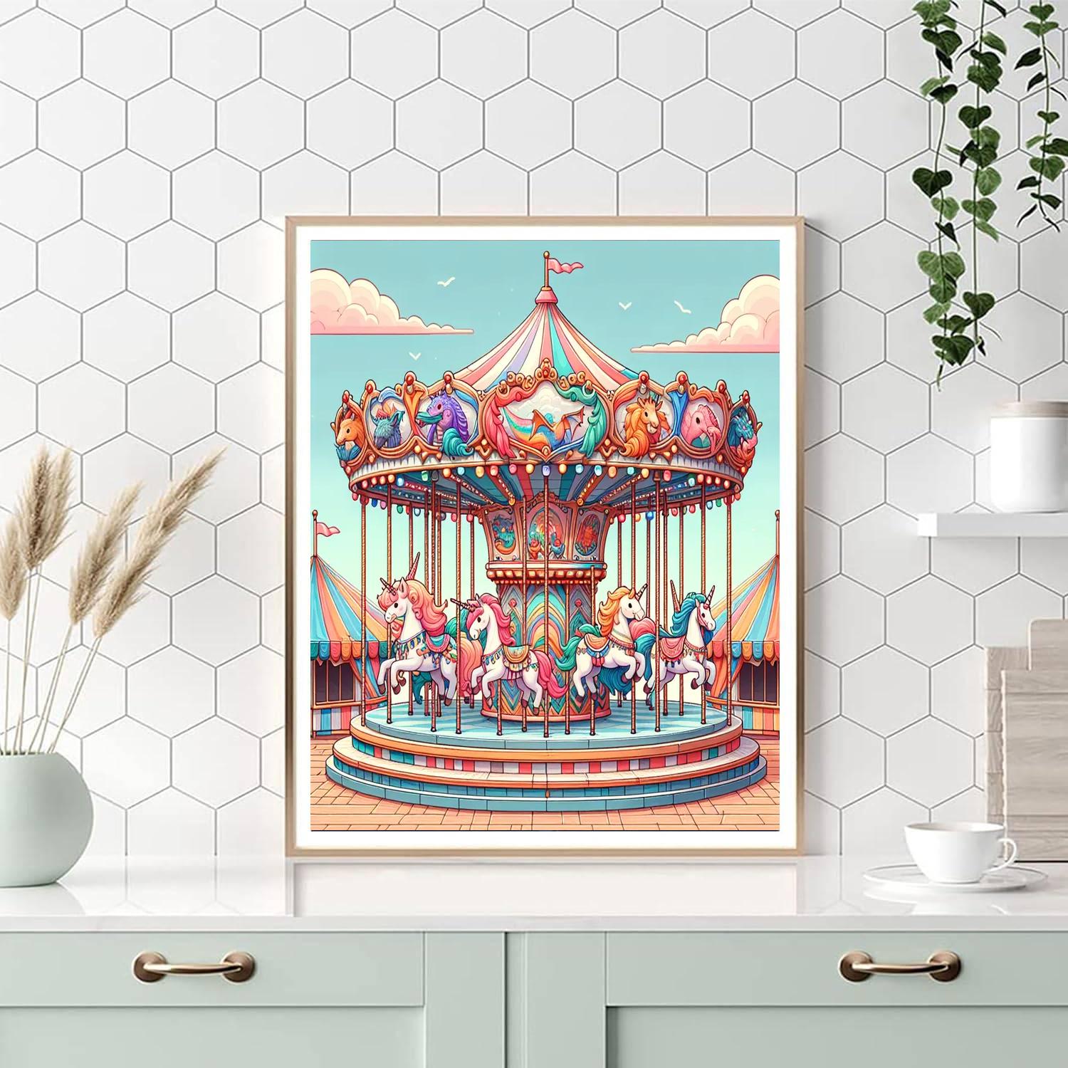 Carousel Of Imagination Number Painting