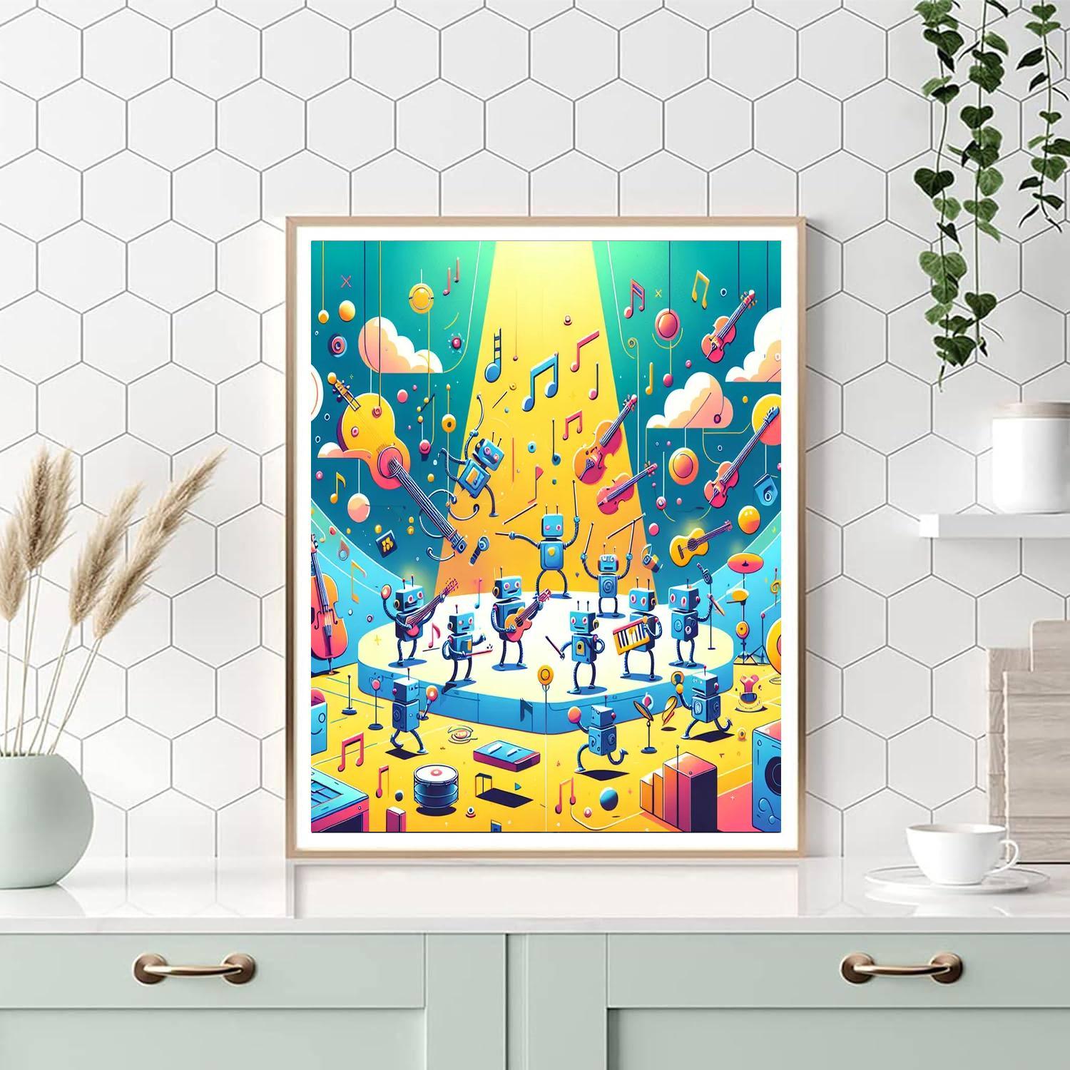 Robot Rhapsody Paint By Color