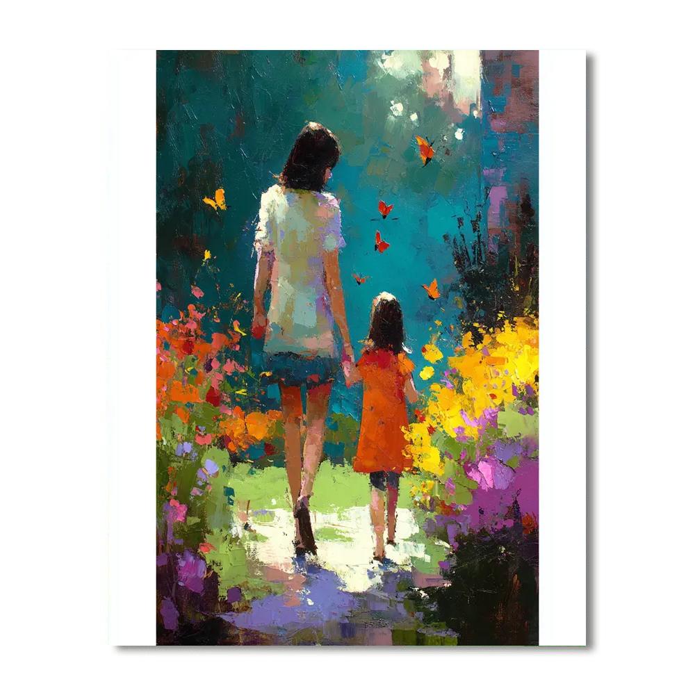Whimsical Garden Stroll Paint By Color