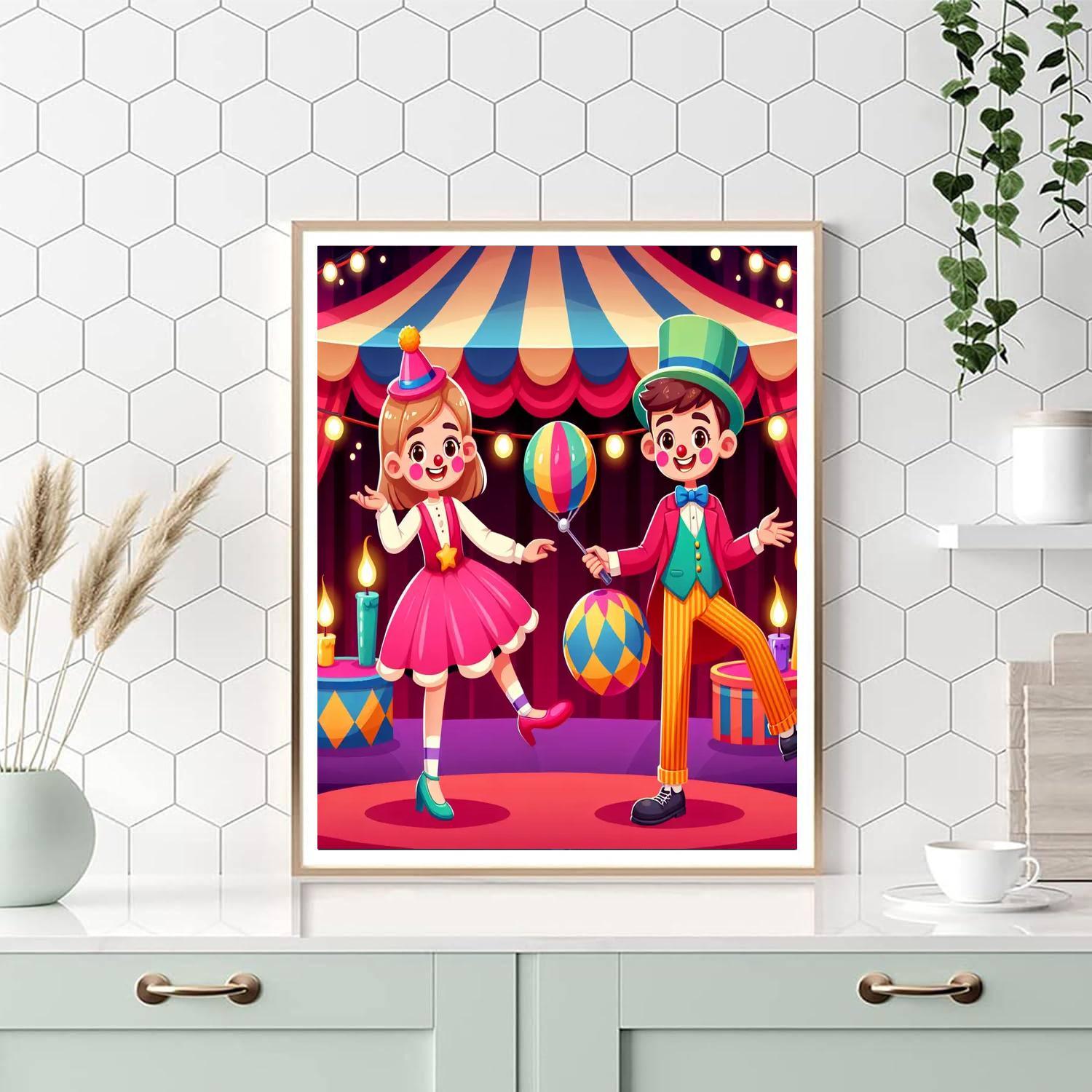 Circus Of Wonder Painting By Numbers Kit