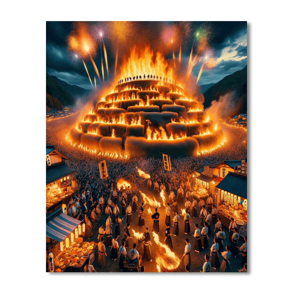 Wakakusa Yamayaki - Japan Paint By Color