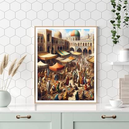 Ancient Marketplace Magic Paint By Numbers Kits