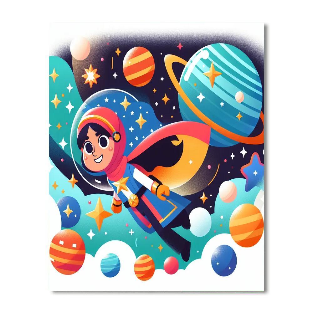 Galactic Ranger Patrol Paint By Number