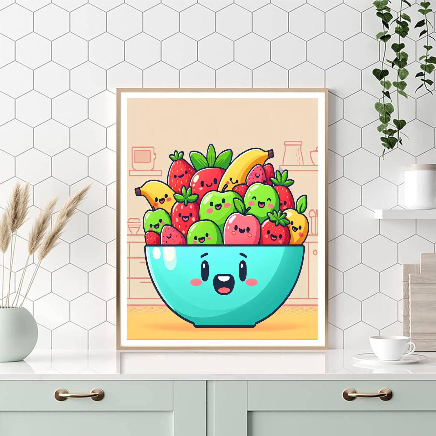 Gigantic Fruit Salad Paint By Numbers Kits