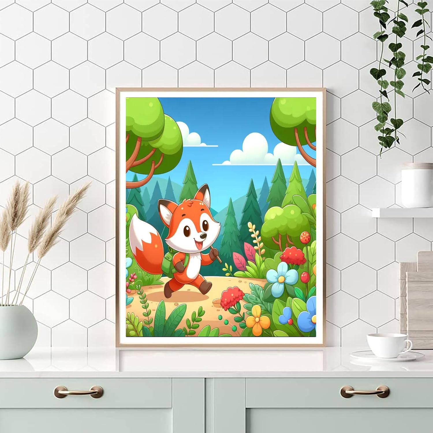 Curious Fox Explorer DIY Paint By Numbers