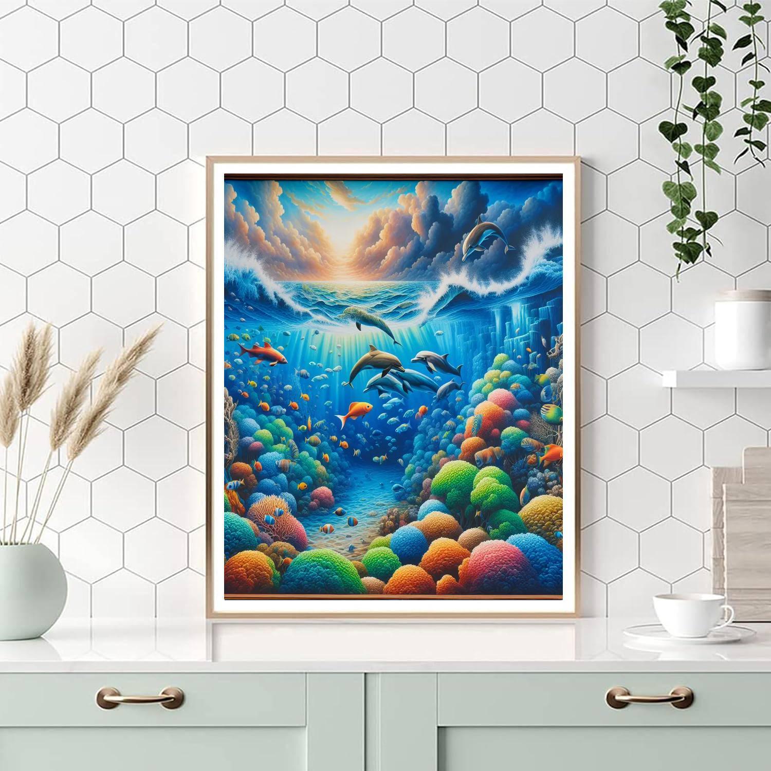 Vibrant Ocean Life Paint By Numbers