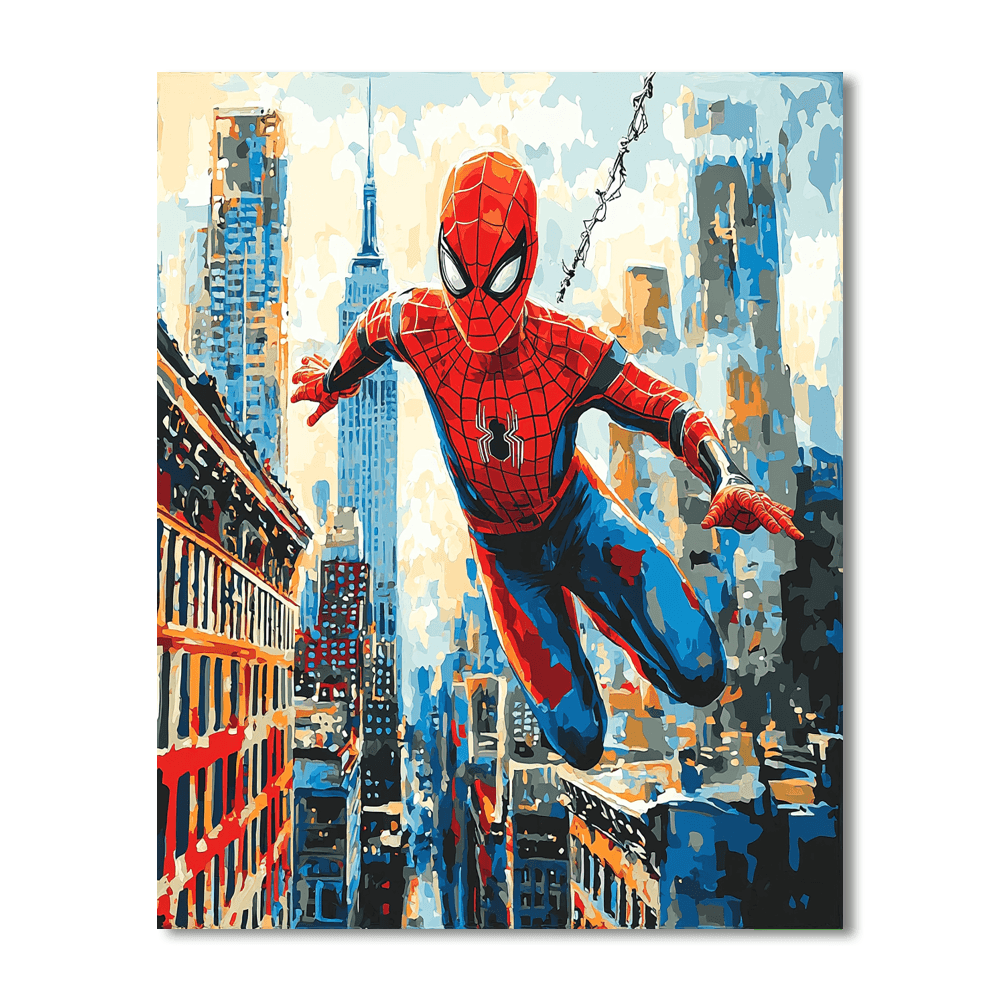 Tom Holland: Webslinger Extraordinaire Painting Number Kit