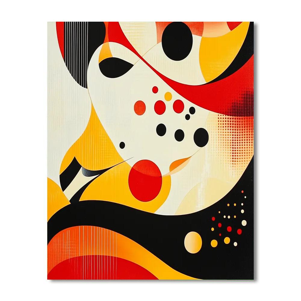 Joan Miró Inspired Mystical Symbols  Paint By Numbers Art