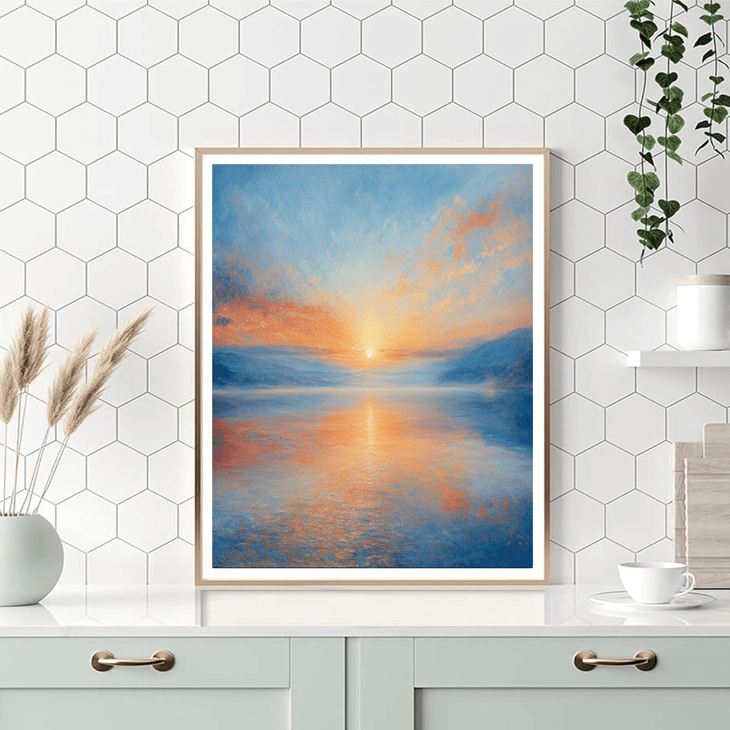 Turner Inspired Dreamy Horizons  Paint By Number