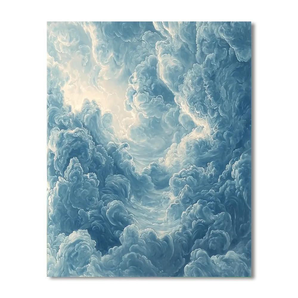 Leonardo Da Vinci Inspired Echoes Of The Sky  Paint By Numbers Art