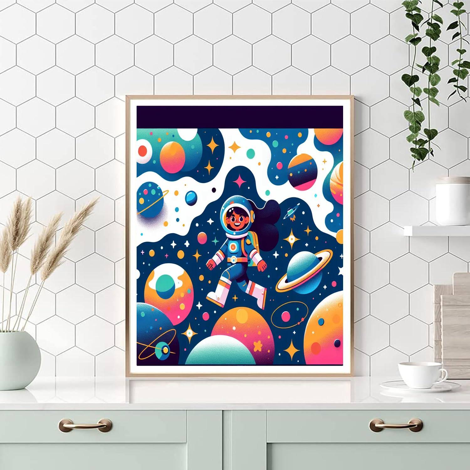 Space Ranger's Quest Paint By Number