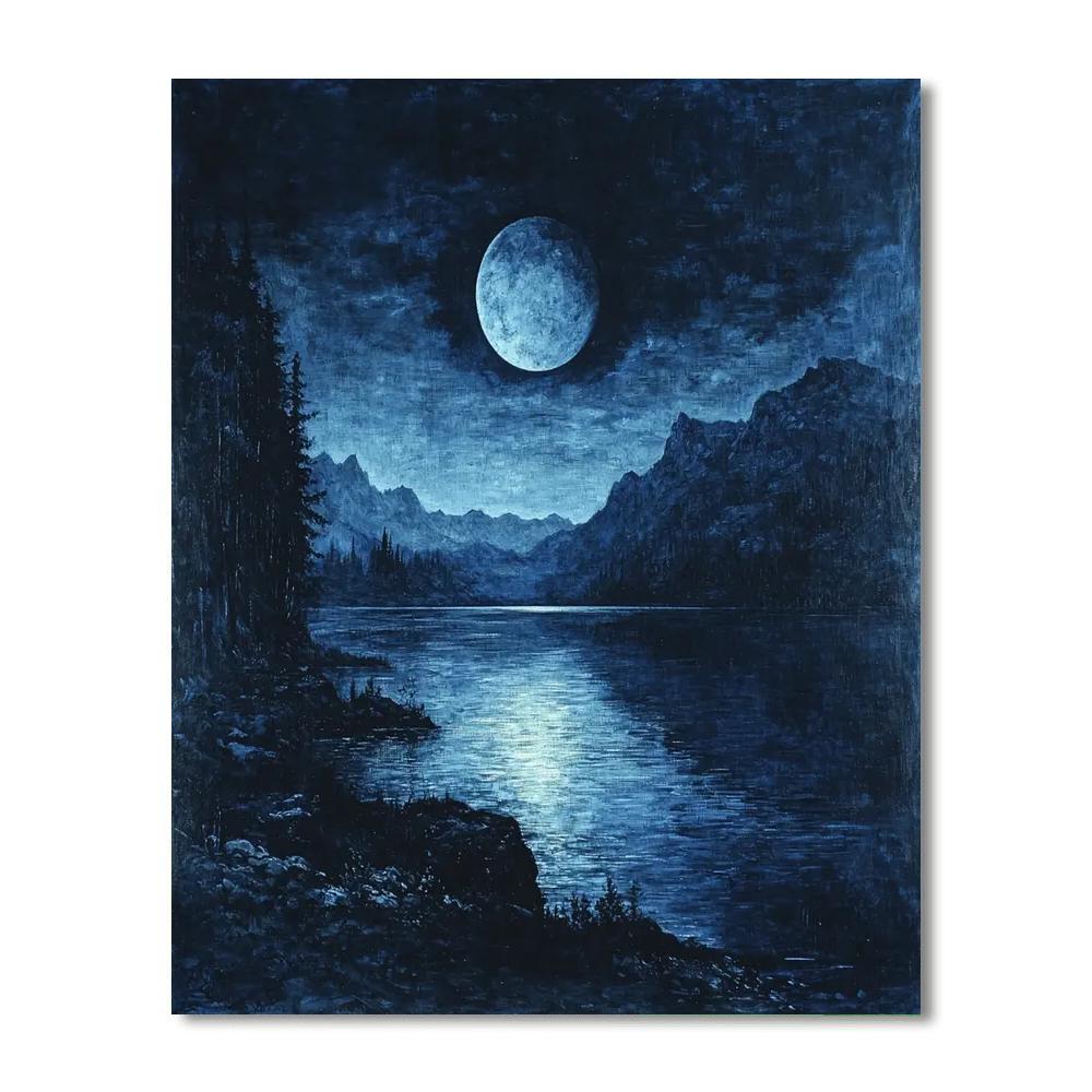 Arnold Böcklin Inspired Gothic Nocturne  Paint By Number