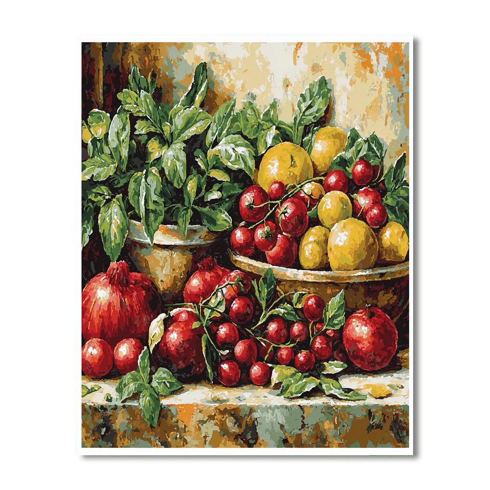 Morandi Inspired Joyful Abundance  Number Painting