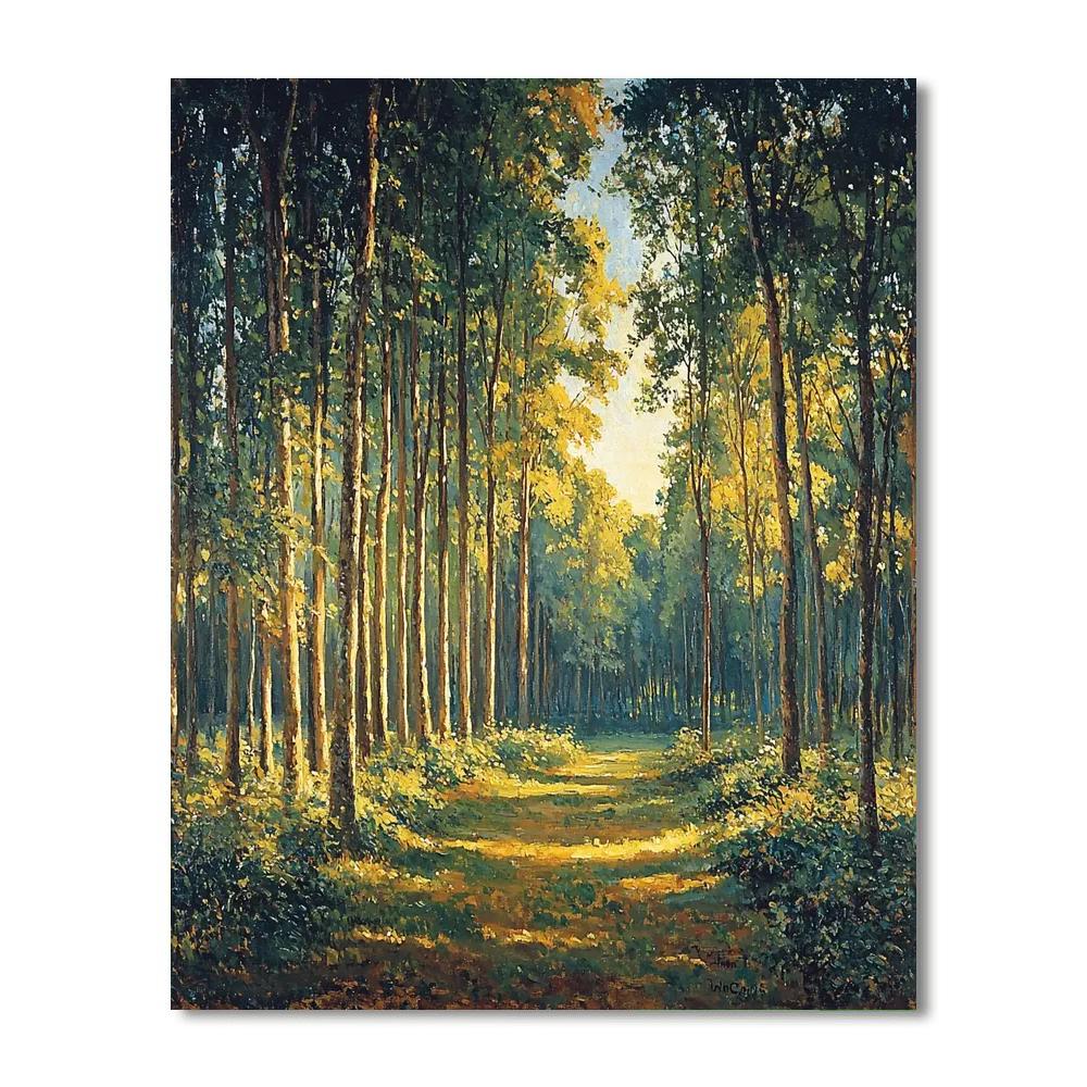 John Constable Inspired Forest Awakening  Paint By Number