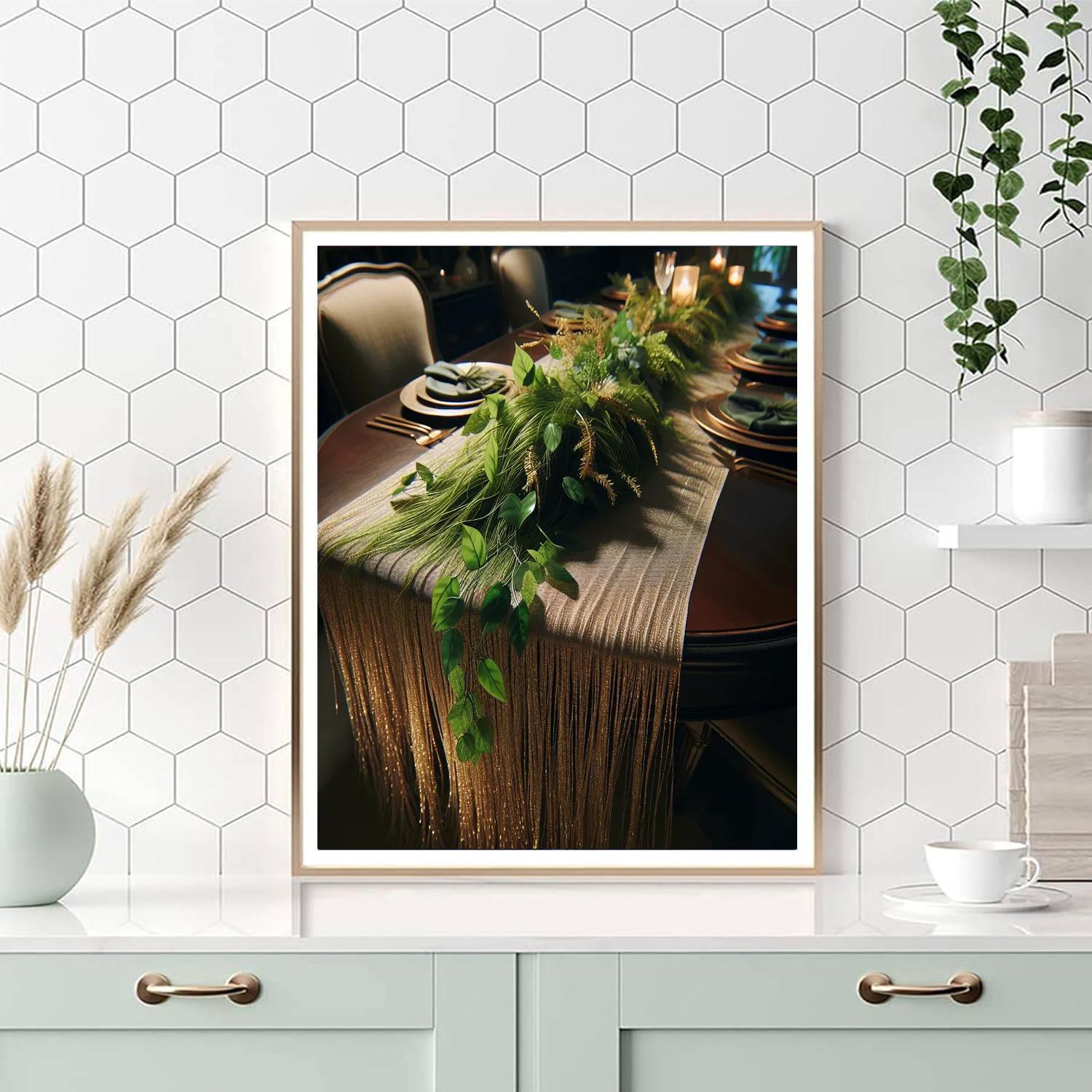 Emerald Isle Table Runner Painting Number Kit