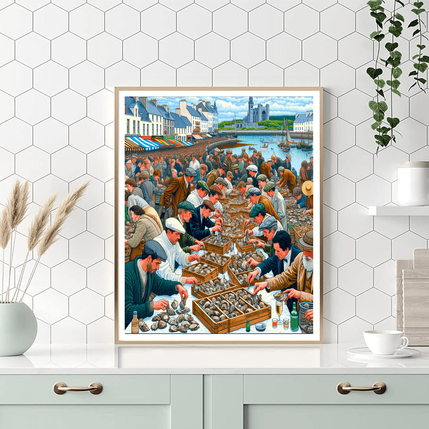 Galway Oyster Festival - Ireland Number Painting