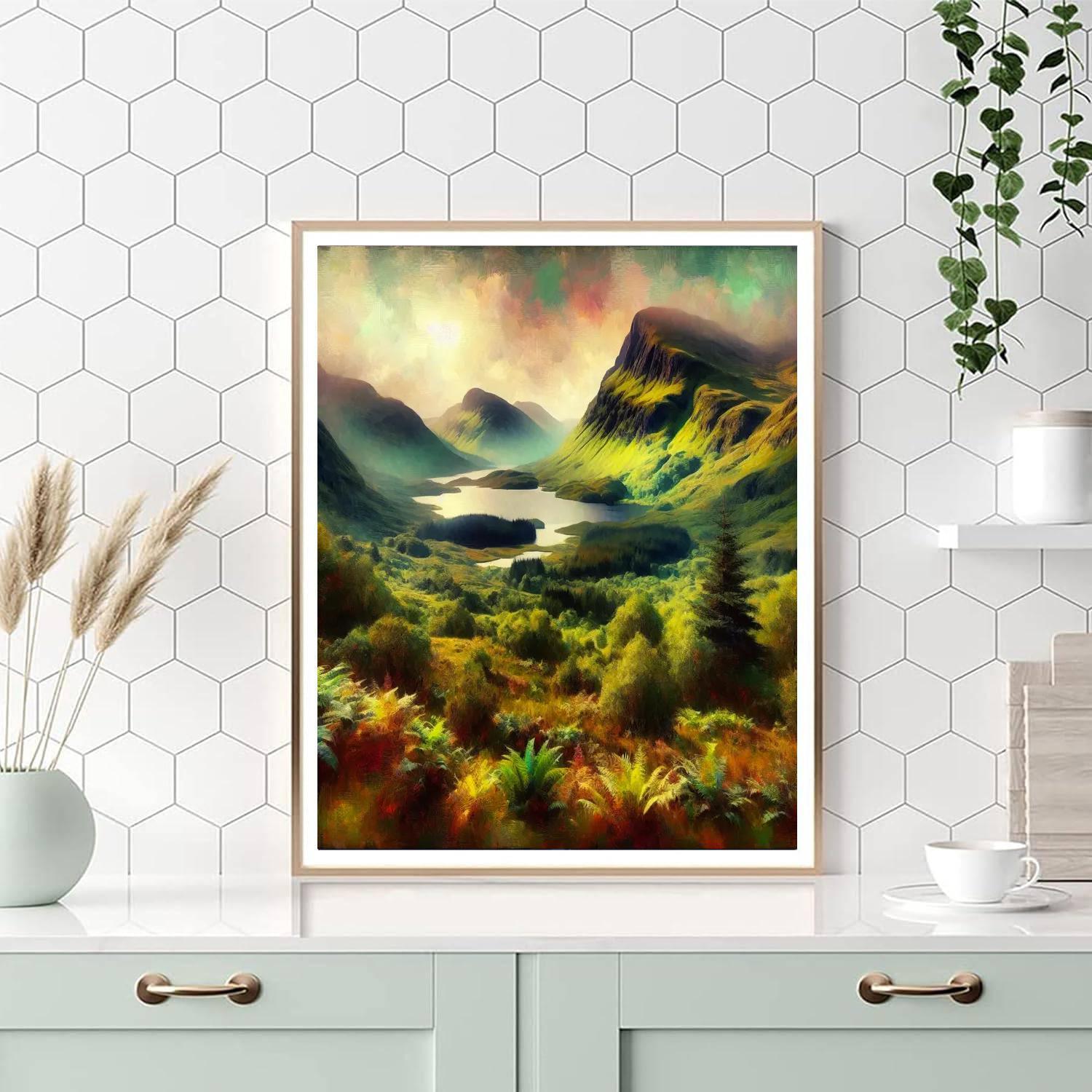 Scottish Highland Beauty Paint By Color