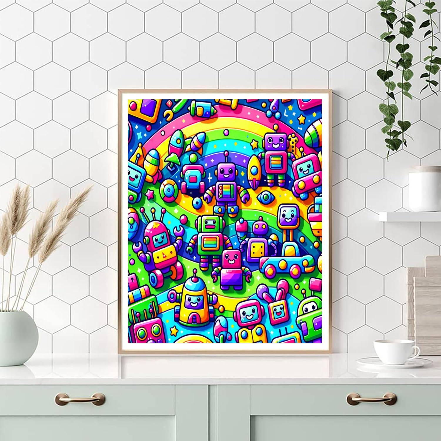 Exciting Toy Adventure Paint By Numbers Kits