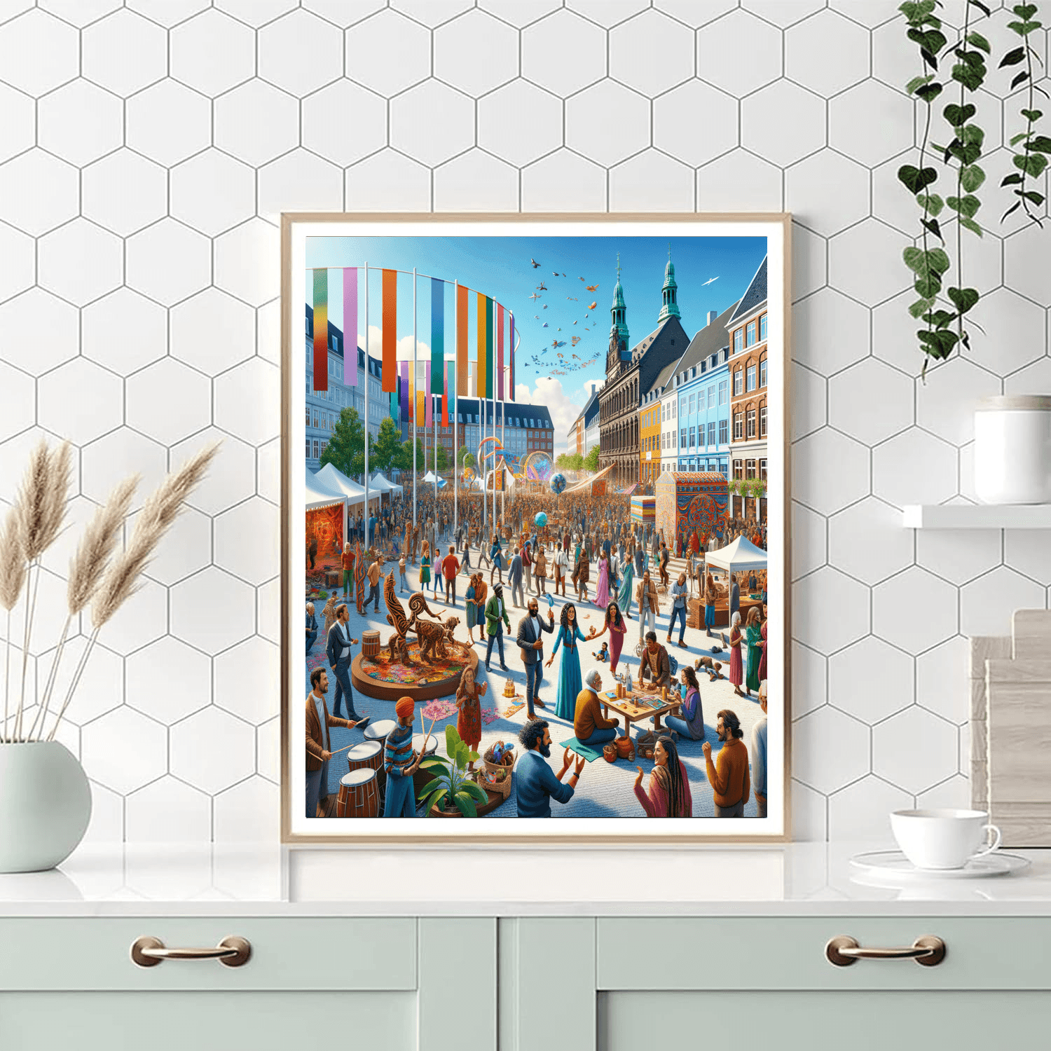 Aarhus Festival - Denmark Painting By Numbers Kit